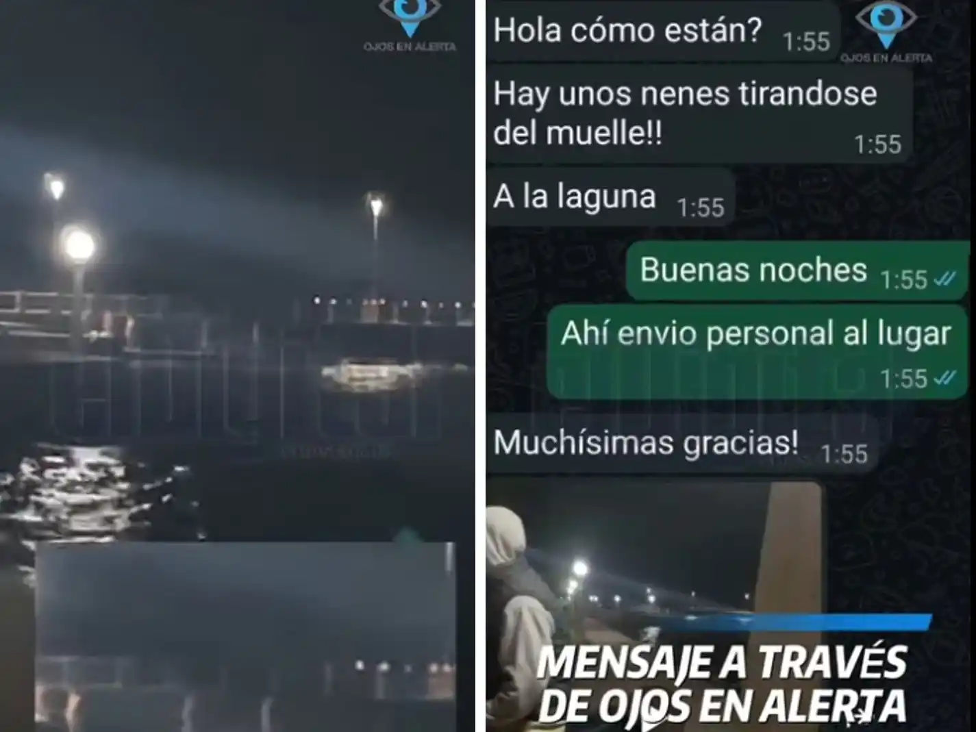 Seguridad Ciudadana: la rápida respuesta de "Ojos en Alerta" evitó una situación de riesgo en la laguna