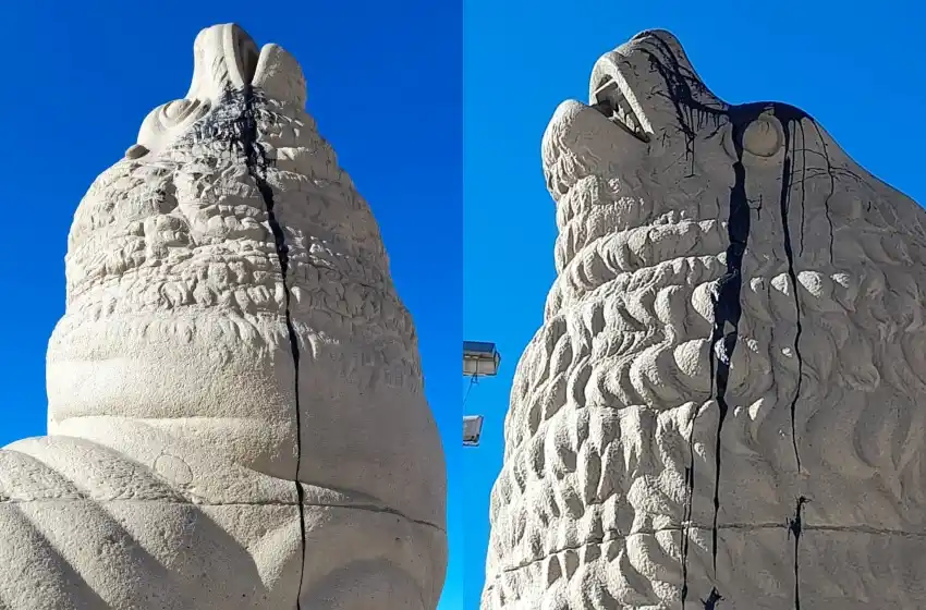 Vandalizaron los Lobos de la Rambla: "Este tipo de hechos agreden el patrimonio que es de todos"