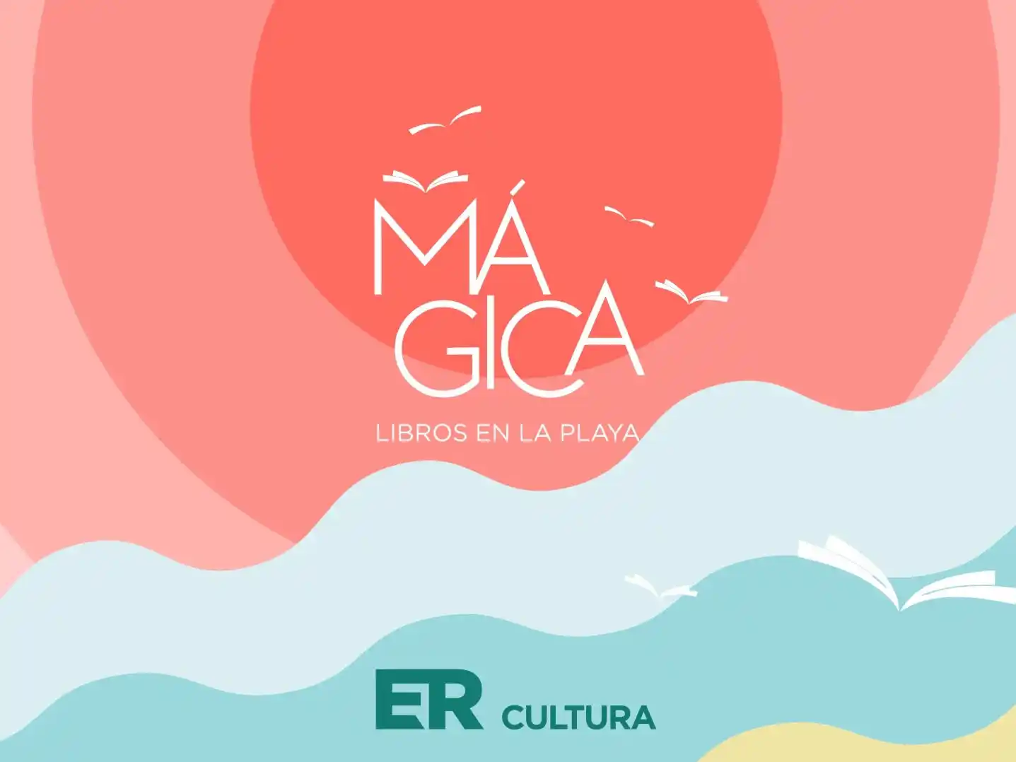 Mágica libros en la playa, una iniciativa que fomenta la lectura durante el verano