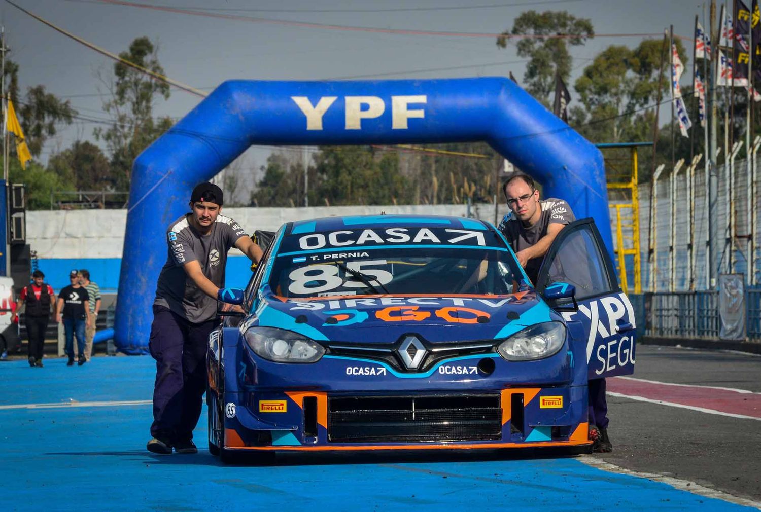 Tiago Pernía viene de ganar en San Nicolás.