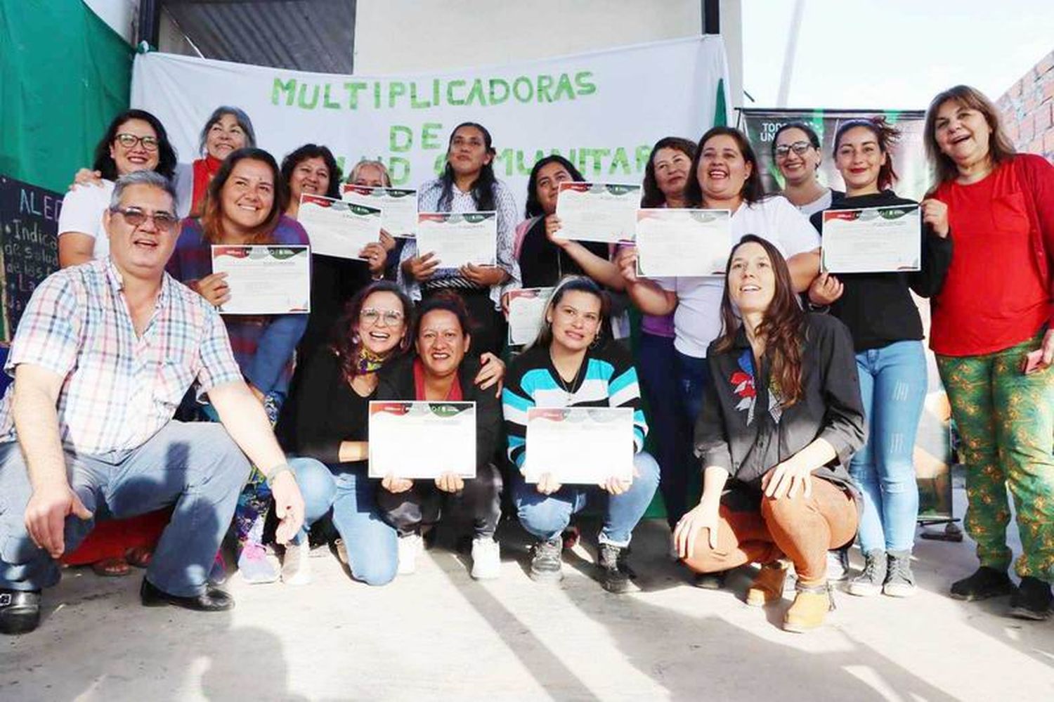 Entregaron certificados a las nuevas 
multiplicadoras de Salud Comunitaria