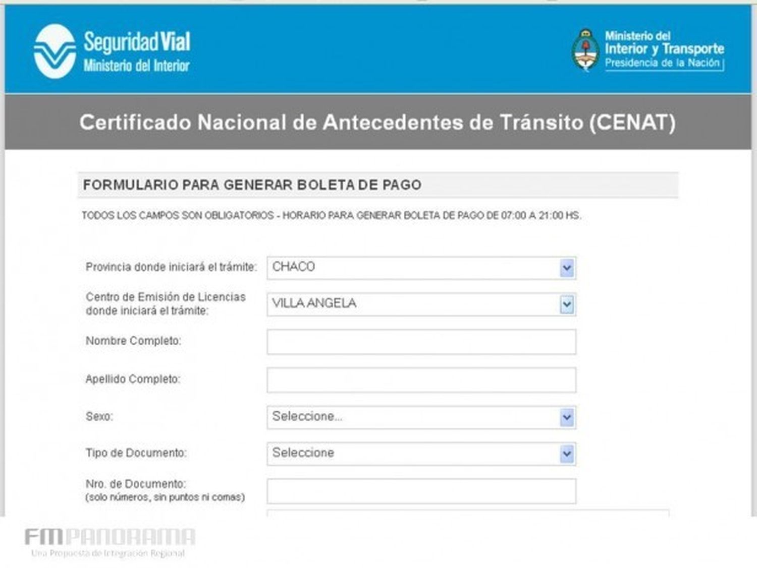 Aumentó el precio del Certificado Nacional de Antecedentes de Tránsito