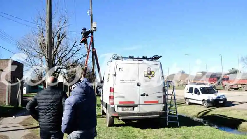 BALCARCE: Colocan 33 nuevas cámaras en las calles de Balcarce