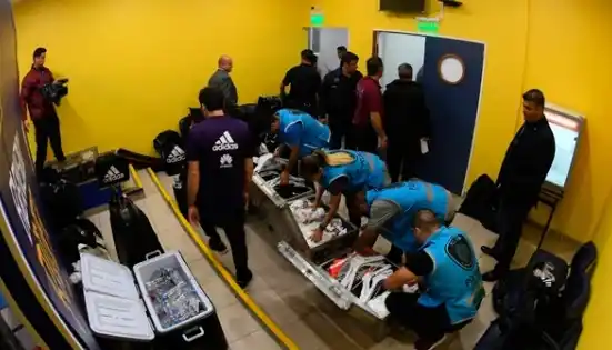 El trasfondo del inusual operativo en el vestuario de River