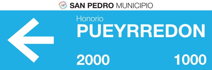 Nuevos carteles nombre de calles 2024