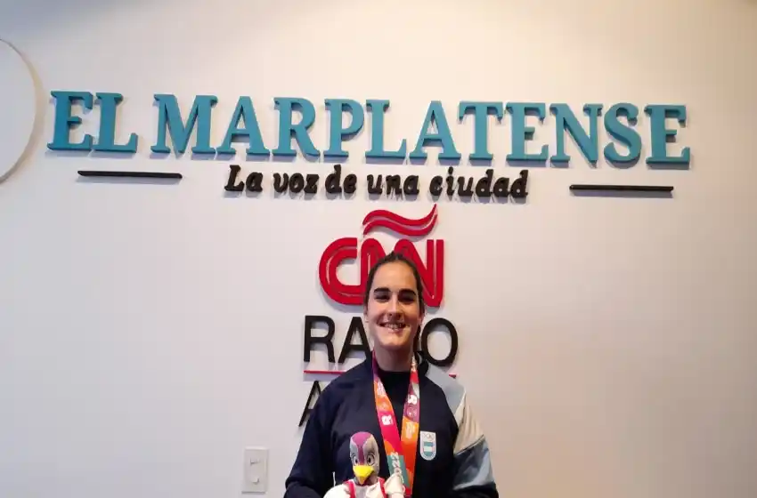 Federica Lagana, el oro marplatense en los juegos ODESUR