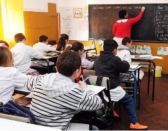 Hay clases normalmente en las escuelas donde se votó