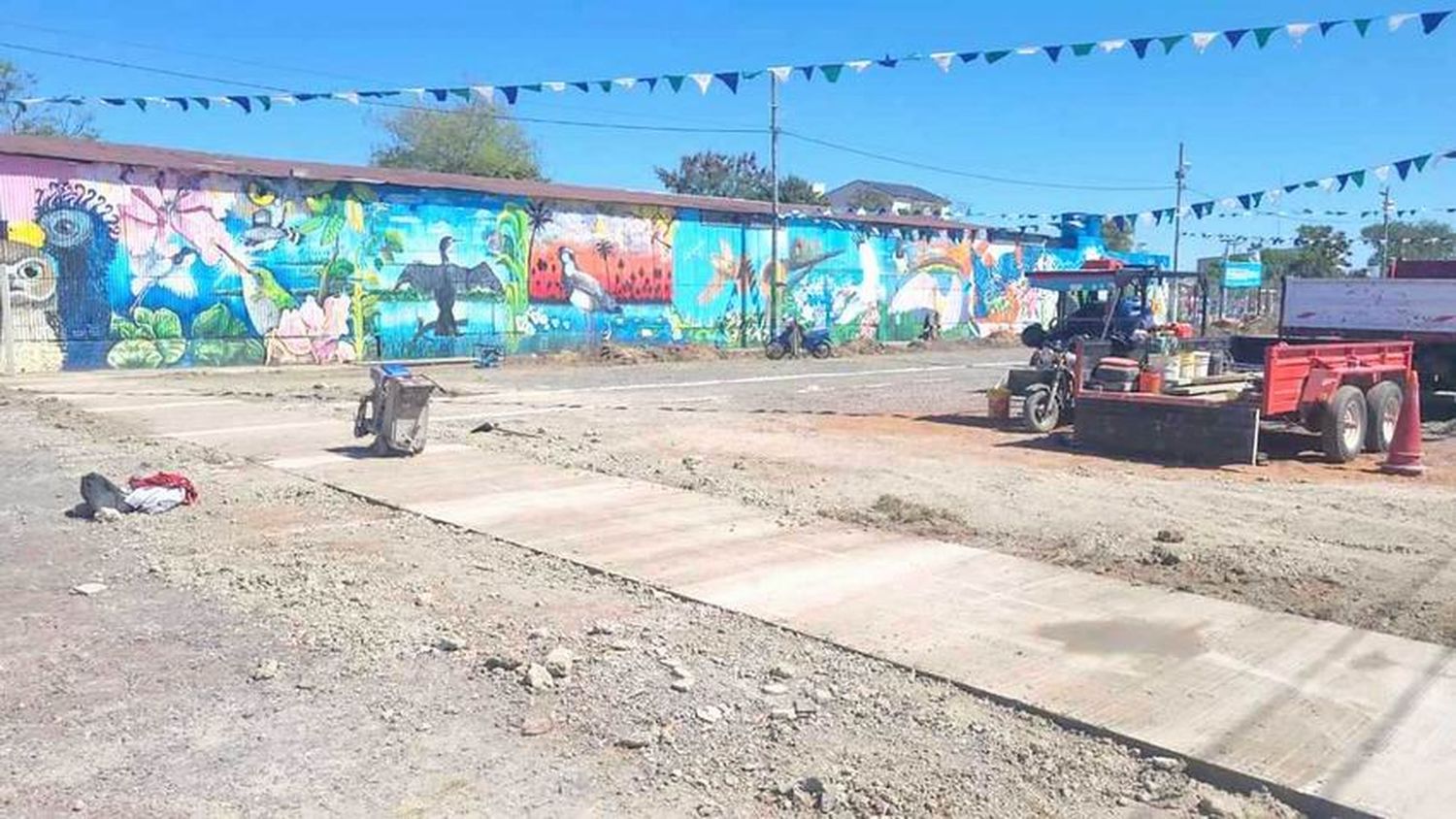 Construyen senderos inclusivos en el Paseo de las Aves