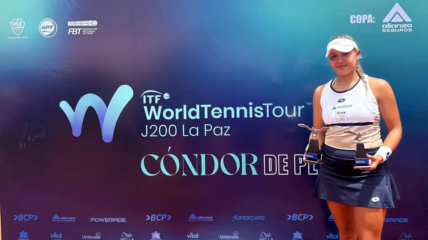 Larraya Guidi, campeona en Bolivia.