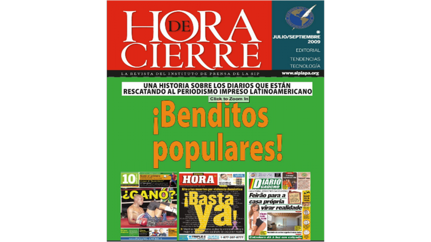 Hora de Cierre Julio-Septiembre 2009 (Revista N° 74)