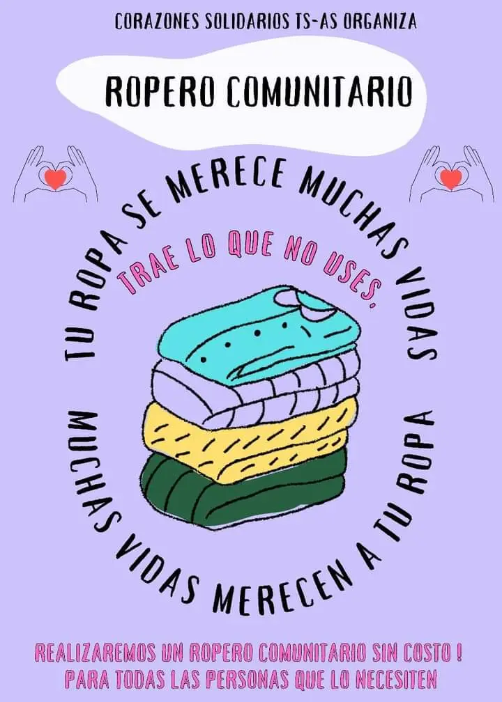 Corazones Solidarios organiza un ropero comunitario