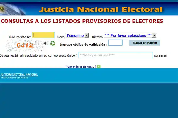 Se registró un récord de consultas en la web al padrón provisorio