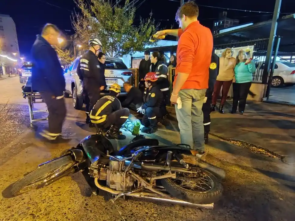 La moto accidentada es una Keller Crono Classic. Foto: BVVT