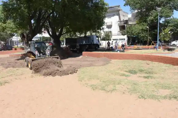 Tareas de modernización del parque Islas Malvinas