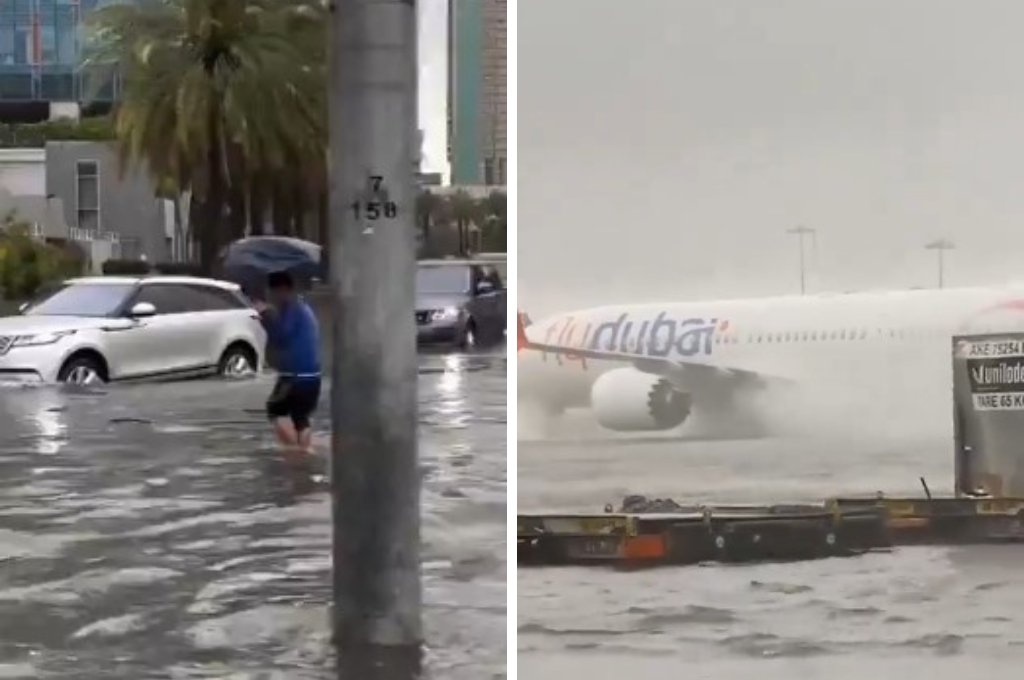 El tiempo inestable está provocando inundaciones en la región.