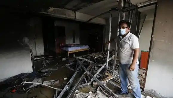 ¡PORQUE NO LA ENCUENTRA! Un venezolano enloquecido incendia el apartamento de su novia en Perú