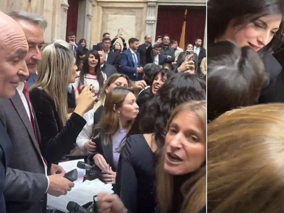 Con una escandalosa escena, se levantó la sesión de Diputados