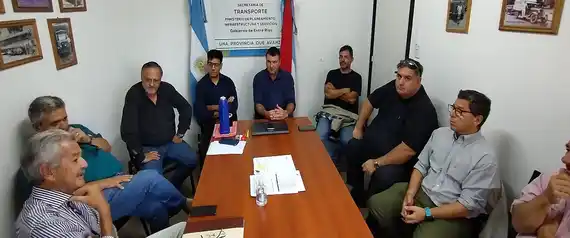 Analizan la situación del transporte urbano de pasajeros en Entre Ríos