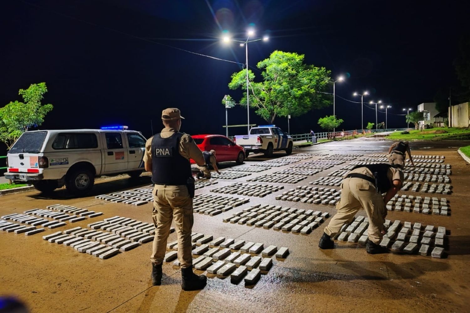 Prefectura secuestró un cargamento de marihuana valuado en 3.000 millones de pesos junto al río Paraná