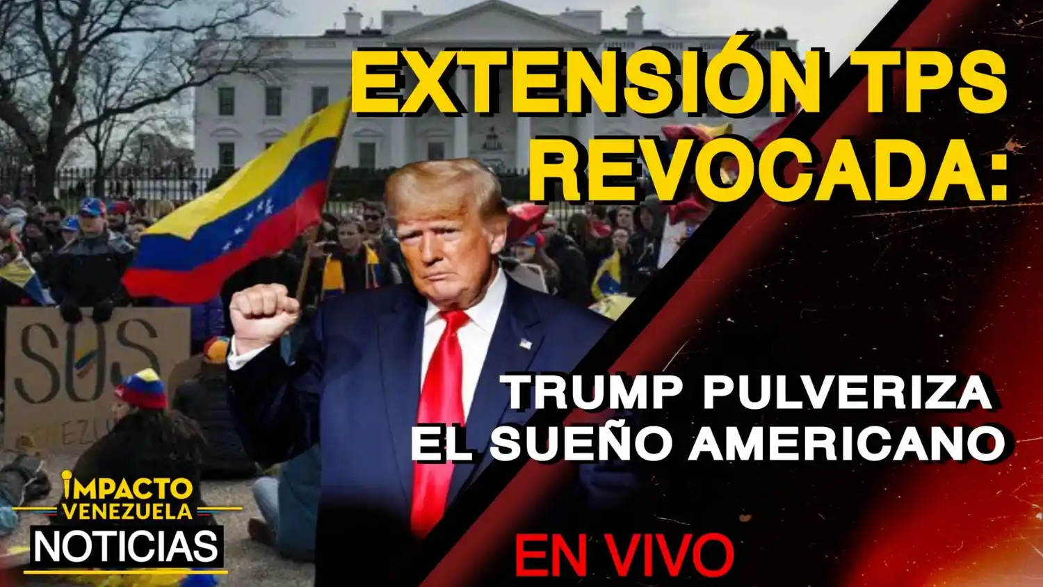 EXTENSIÓN TPS REVOCADA: Trump pulveriza el sueño americano -VIDEO