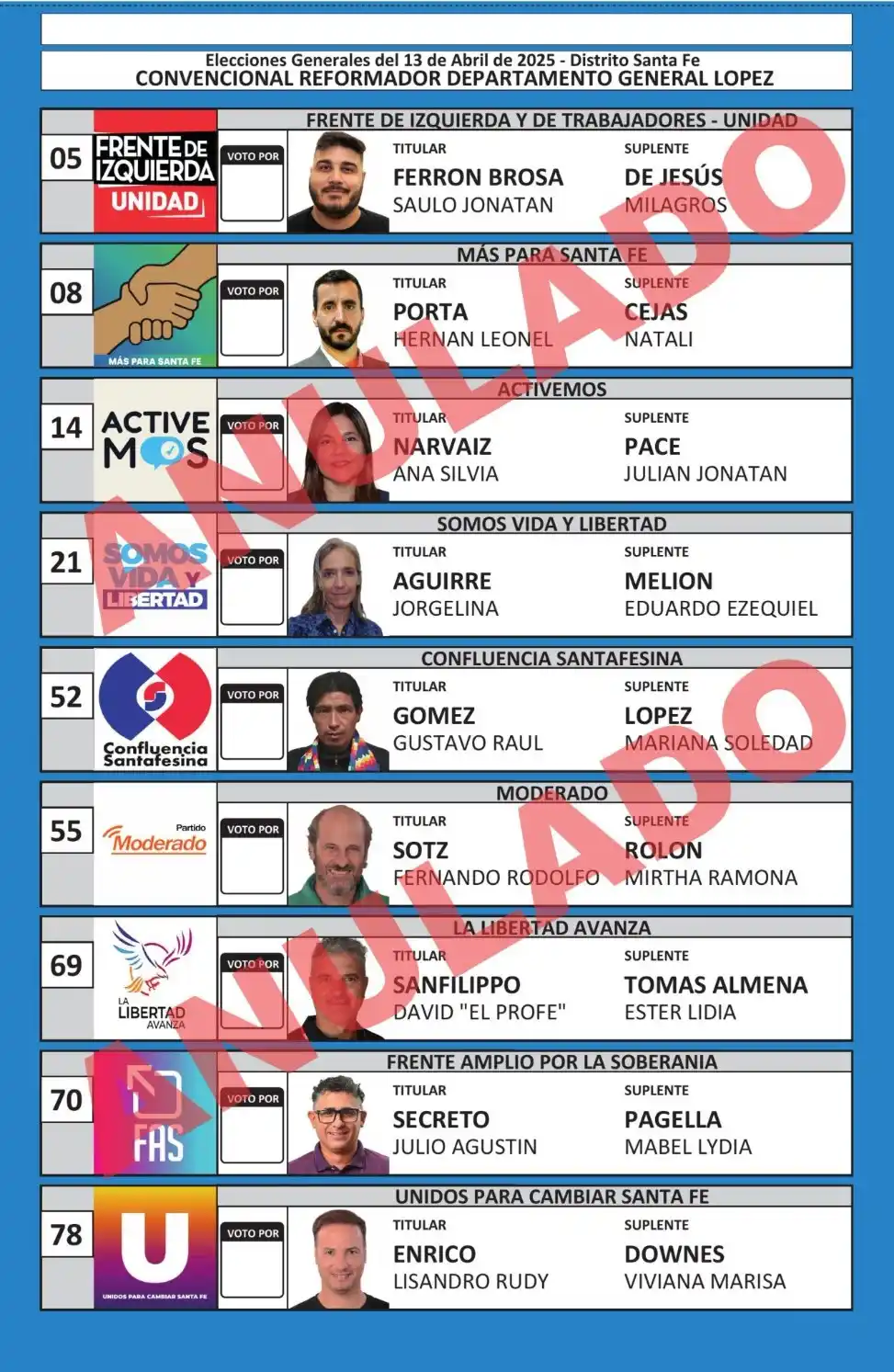 convencionales departamento