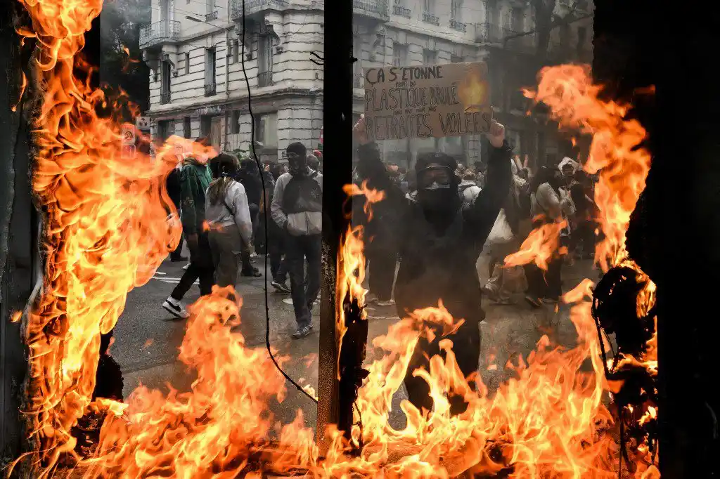 PROTESTAS EN FRANCIA dejan decenas de policías heridos y varios detenidos durante Día Internacional del Trabajador
