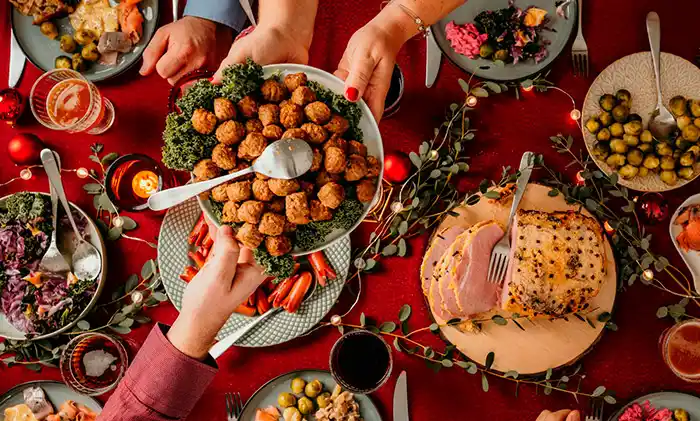 Las sobras de los días festivos se pueden aprovechar para hacer platos ligeros.