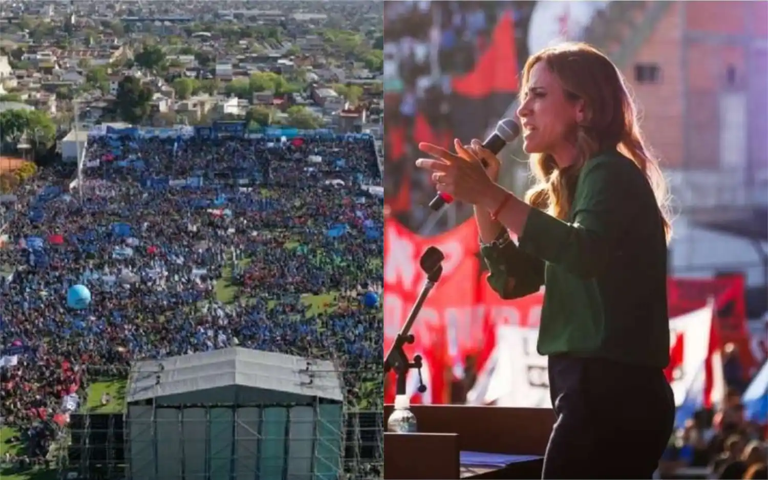 La respuesta de Tolosa Paz a la denuncia de incumplimiento de aforo en el acto del Frente de Todos: "Yo no lo organicé"