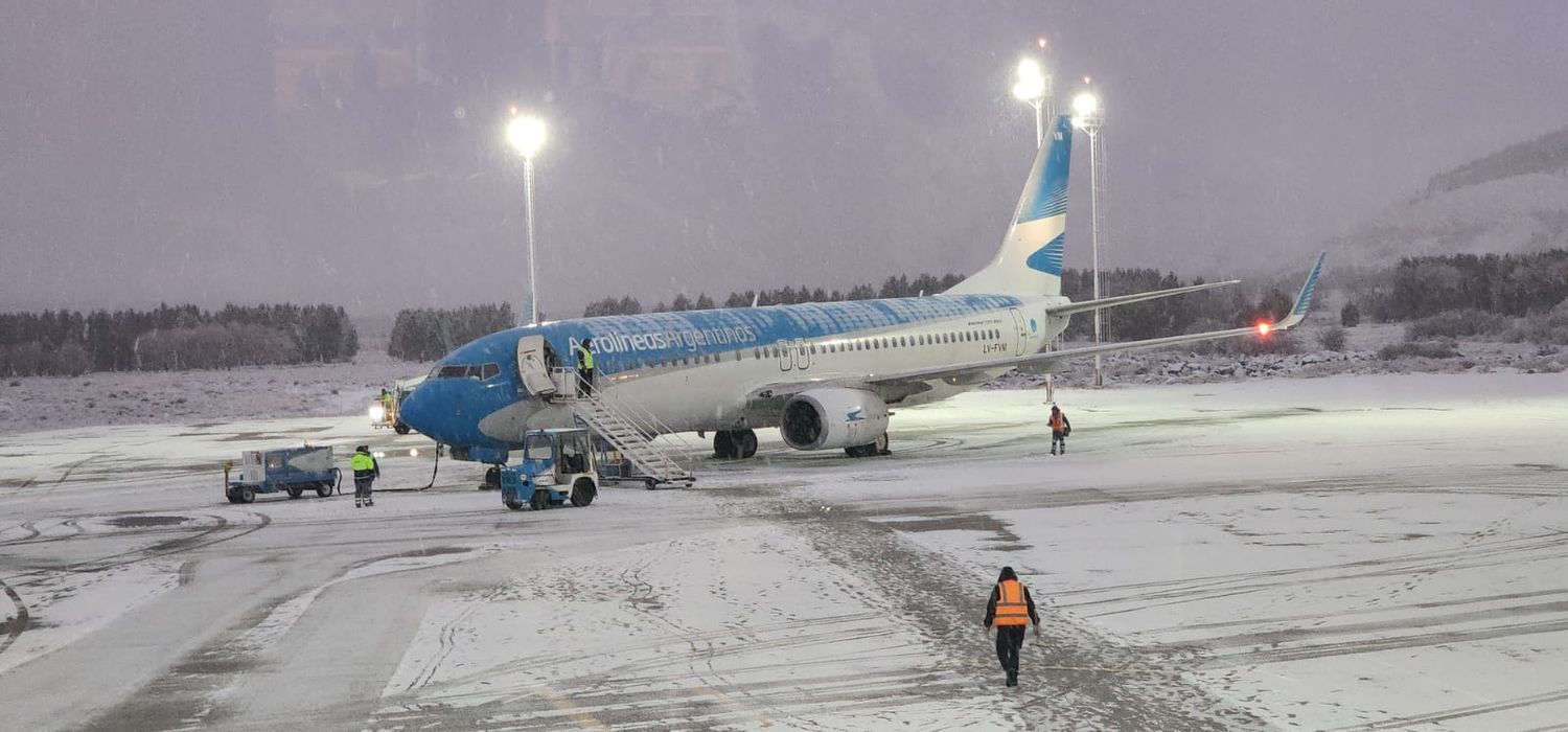 Aerolíneas Argentinas inauguró sus vuelos entre San Pablo y San Martín de los Andes