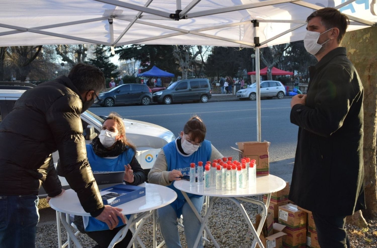 Se realizó la jornada de vacunación a personas en situación de calle