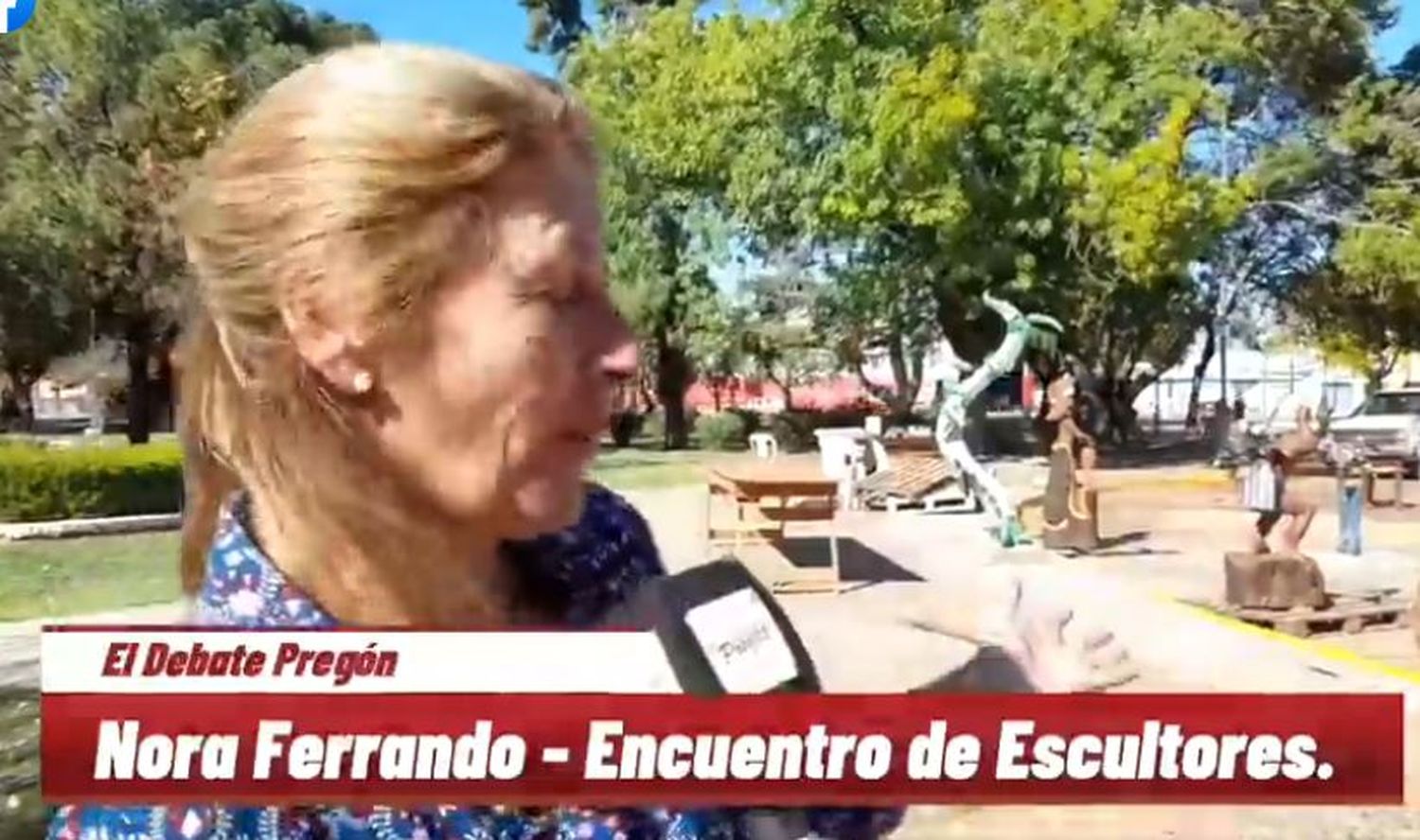 Nora Ferrando - Encuentro de Escultores.