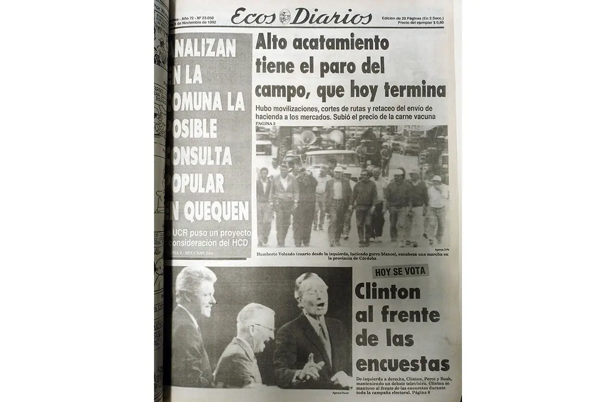 Jueves 3 de diciembre de 1992