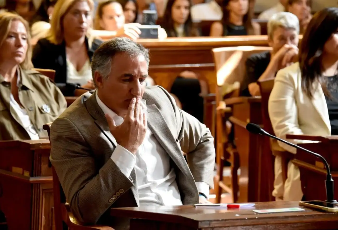 El concejal de Acción Tandilense - La Libertad Avanza, Gonzalo Santamarina.