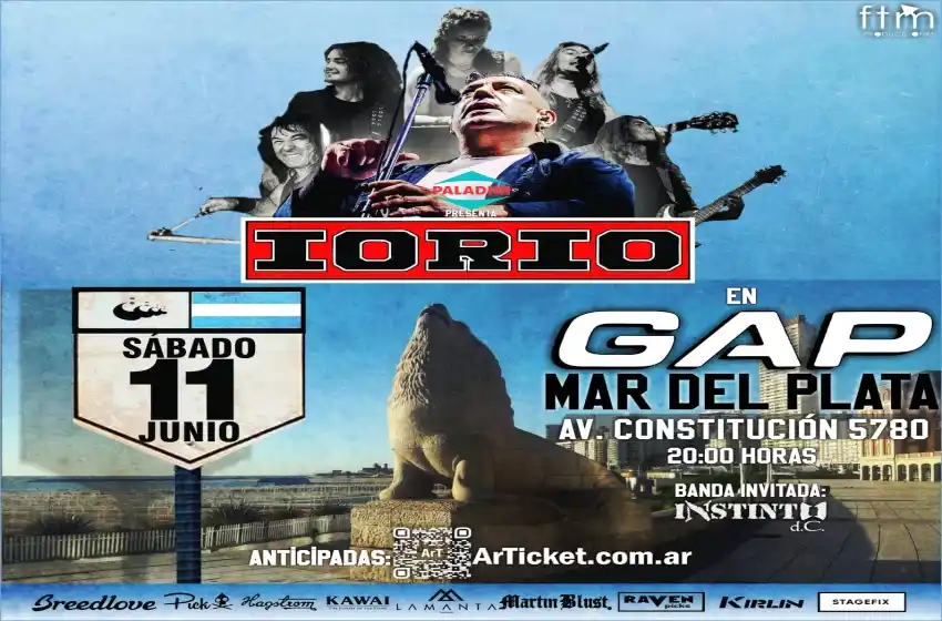 IORIO vuelve a Mar del Plata con todo el metal pesado