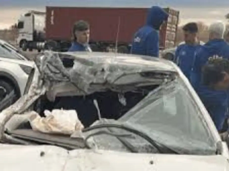 Así quedo el auto después del siniestro. (Foto: Gentilezas)