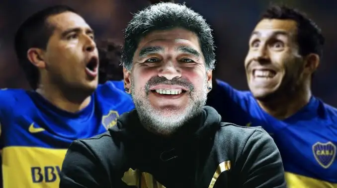 Maradona defendió a Tevez y tildó de pecho frío a Riquelme 