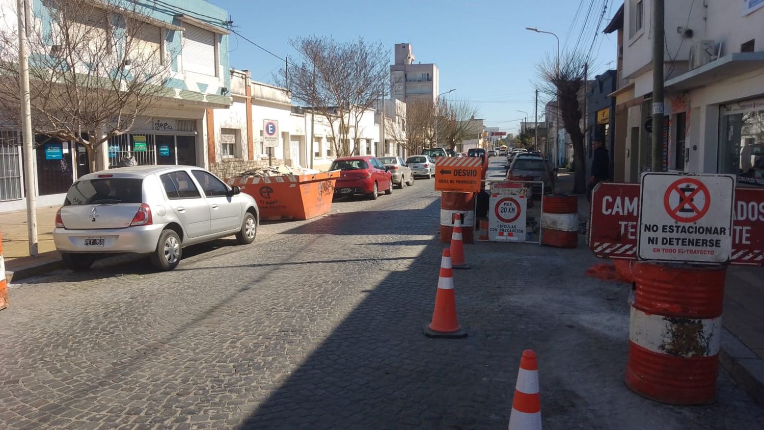 Arreglos en calles de Tandil