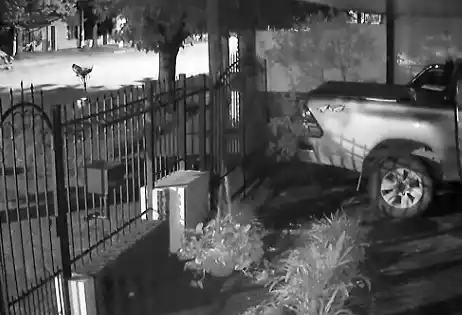 En 20 segundos, sustrajo una camioneta frente a una casa