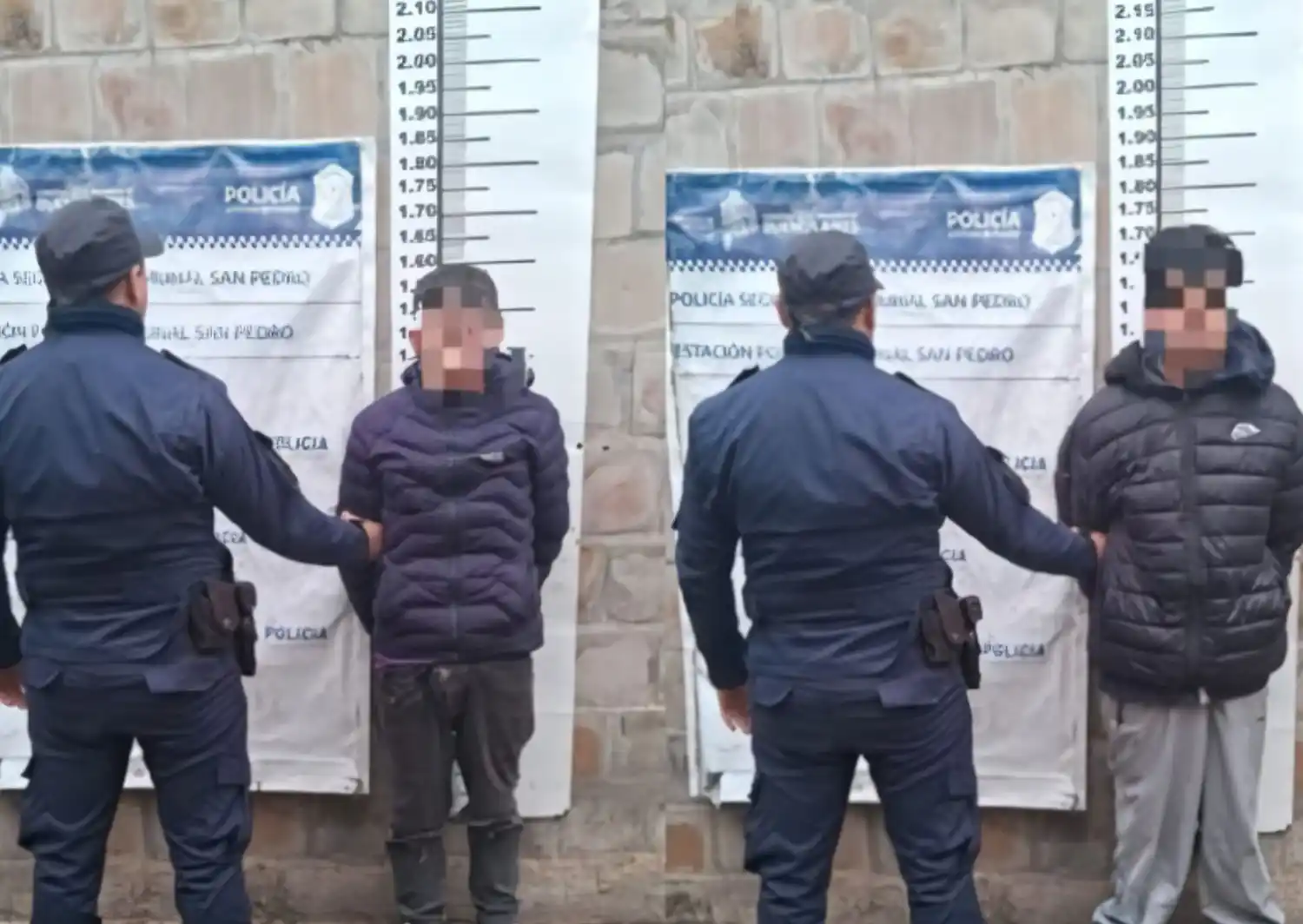 Ambos jóvenes fueron trasladados a la Comisaría.