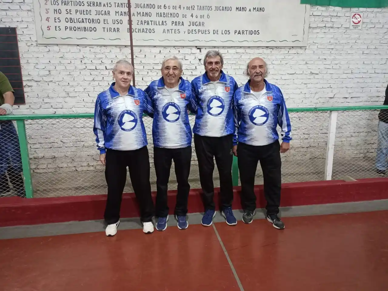 Fabián Varenna, Carlos Arnaiz, Oscar Gogna y José Etchegoyen, representantes tandilenses.