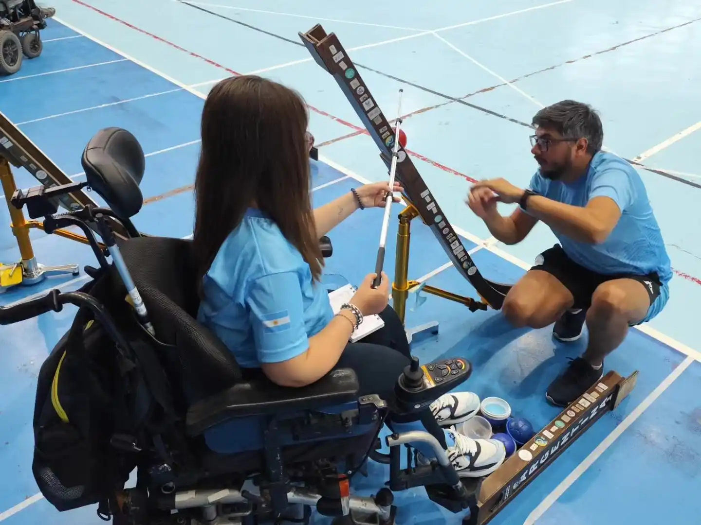 Stefanía Ferrando se prepara para su primera competencia internacional de Boccia