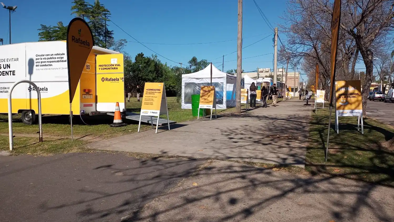 El programa "La muni en tu barrio" finalizó la semana en el barrio Güemes. (Iluistrativa)