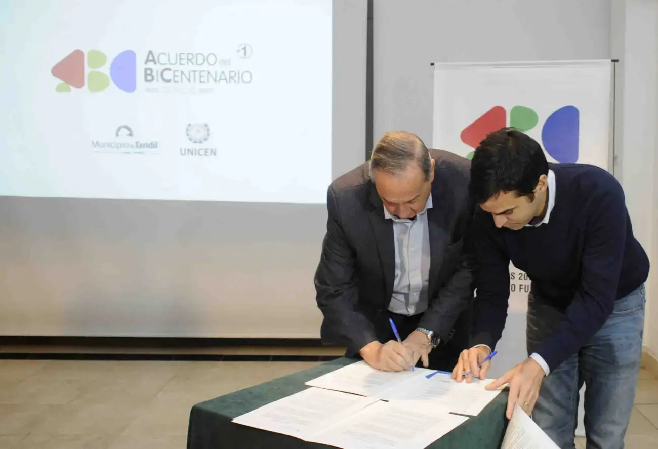 Se suscribió el acuerdo para ceder tierras del Estado nacional al Municipio y la Unicen 