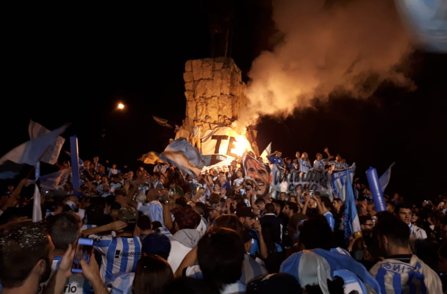 Así se vivieron los festejos de Racing en Mar del Plata