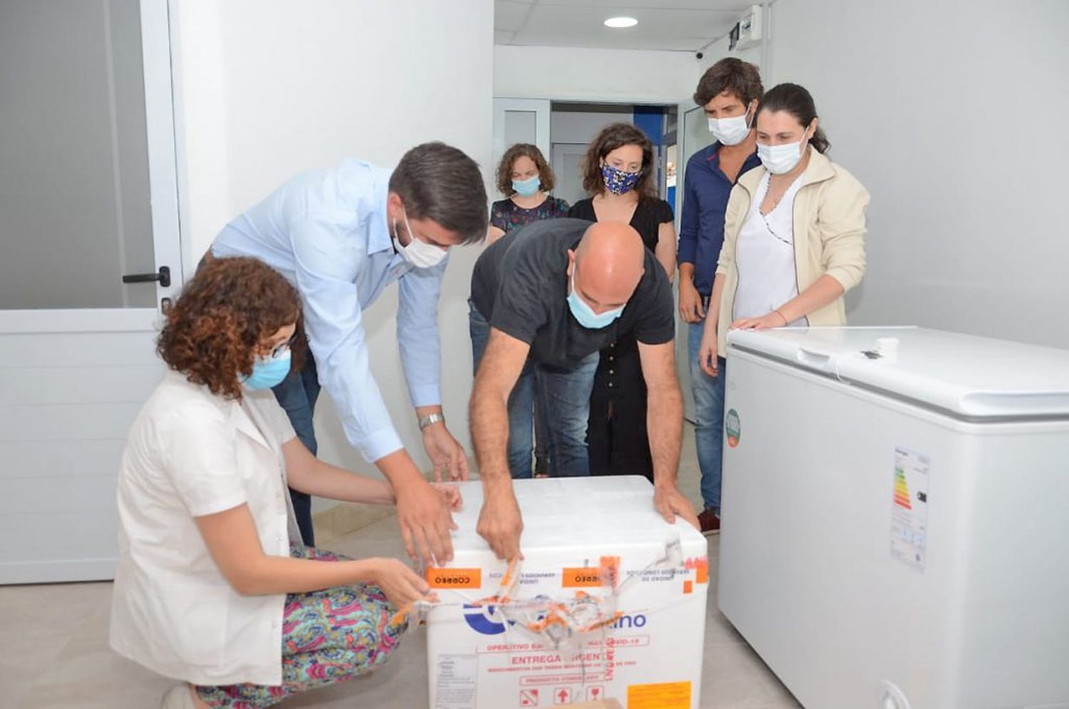 Tras el presunto sabotaje, llegaron más dosis a Olavarría