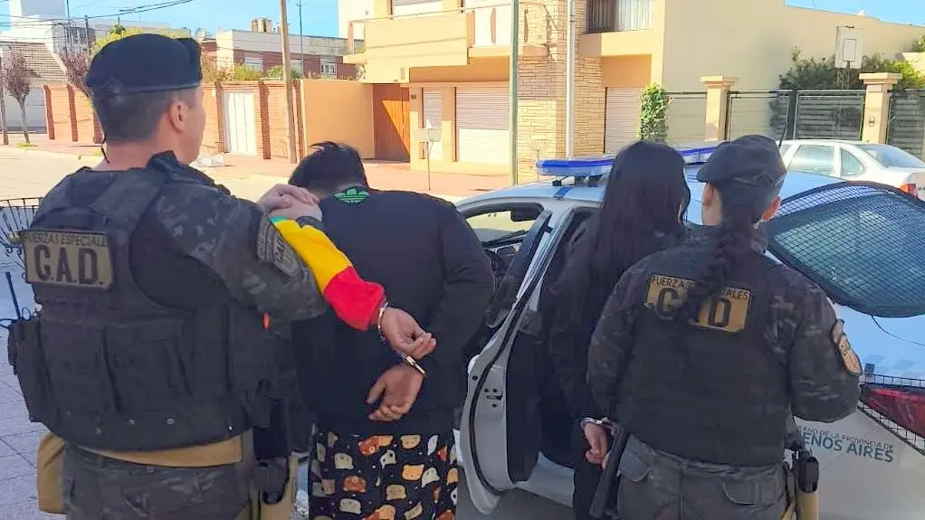 Aprehendidos. En uno de los procedimientos realizados por el GAD