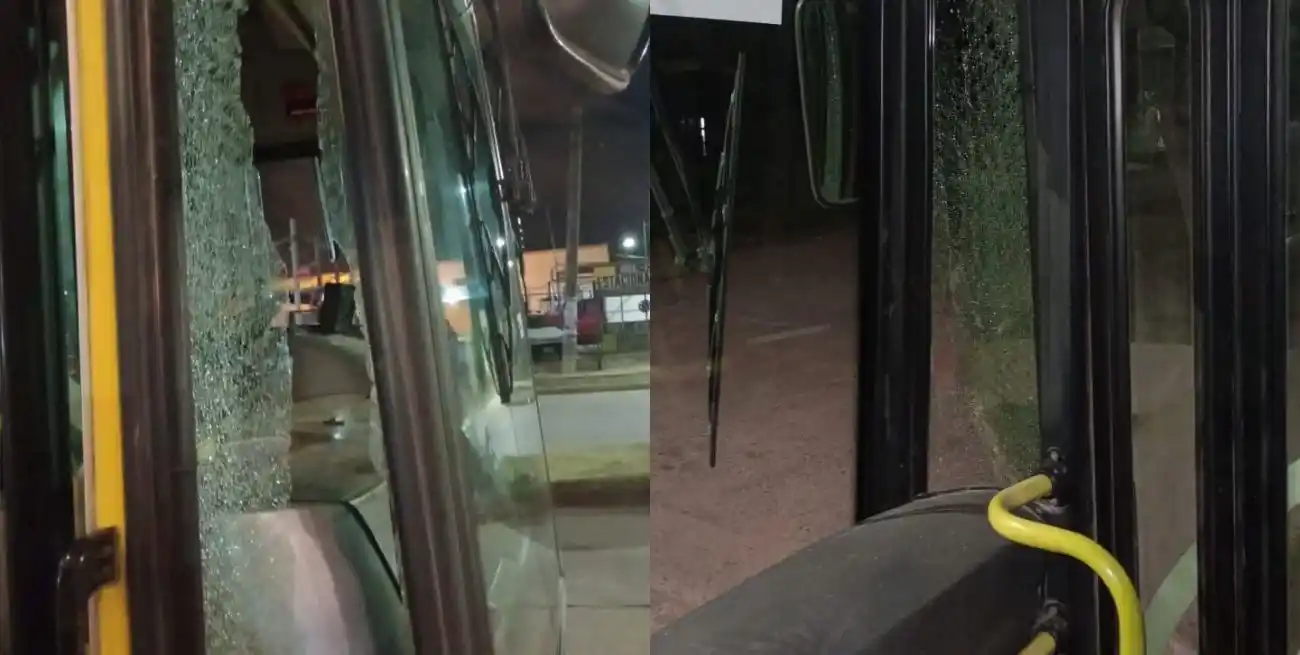 Los daños en el micro atacado.