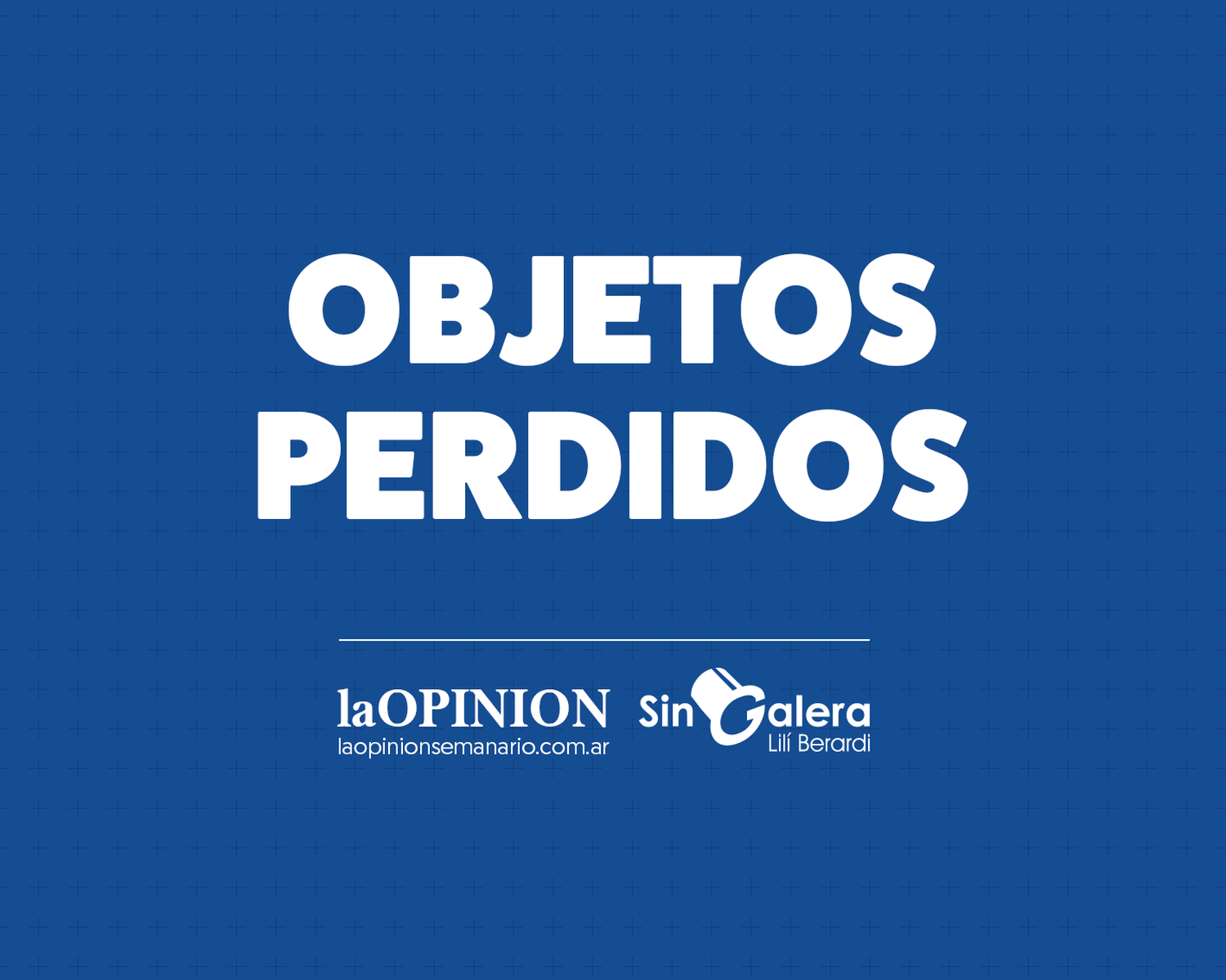 Perdió lentes recetados