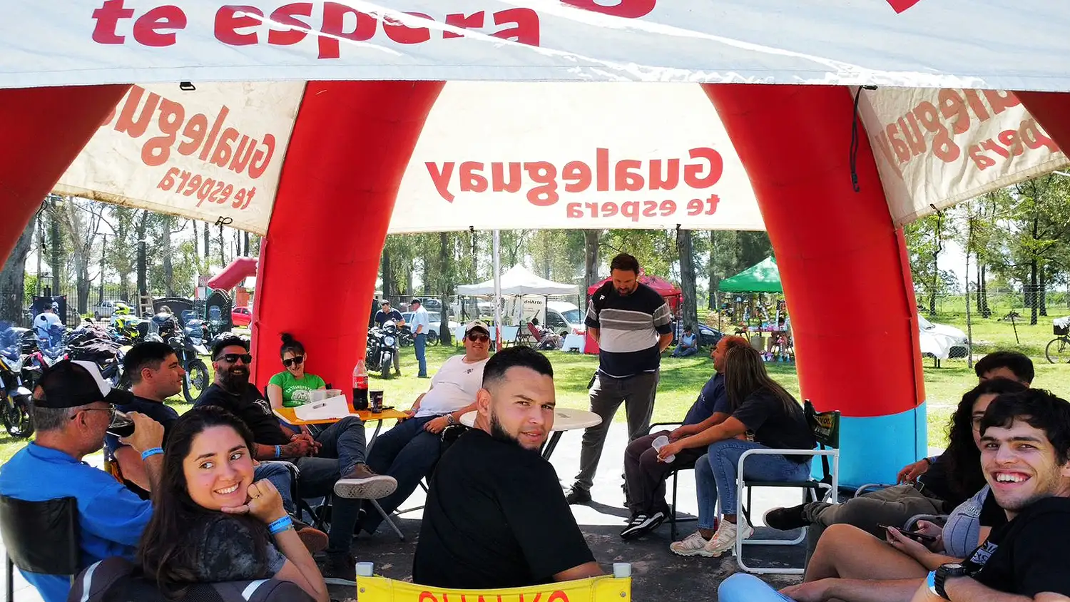 Se realizó el primer encuentro “Moto asado”