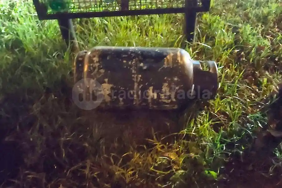 Esta madrugada: una pareja robó una garrafa de 15kg de una casa